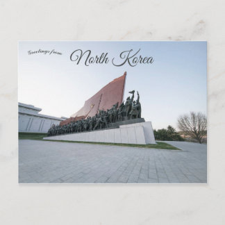Postal Gran Monumento Mansu Hill Pyongyang Corea del Nort