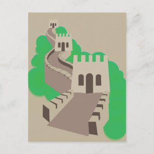 Postal Gran Muralla China