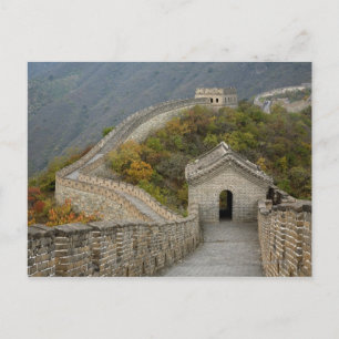 Postal Gran Muralla China en Mutianyu