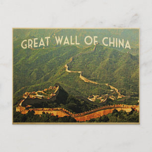 Postal Gran Muralla De China