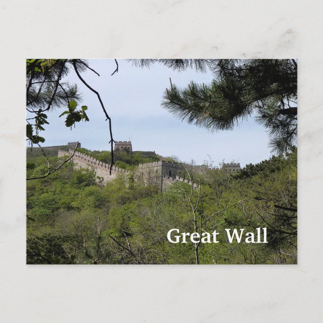 Postal Gran Muralla - Vista Verde (Anverso)