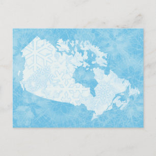 Postal Gran Norte Blanco de Canadá - ¡Congelado!
