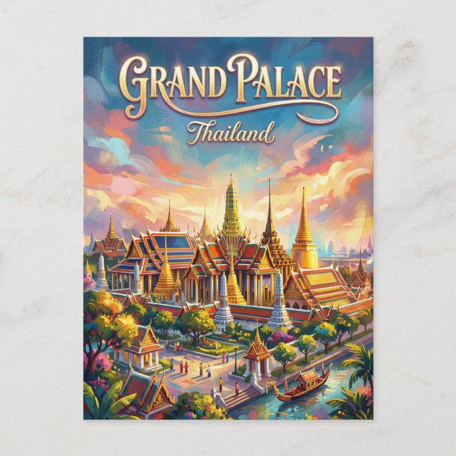 Postal Gran Palacio Tailandia (Anverso)