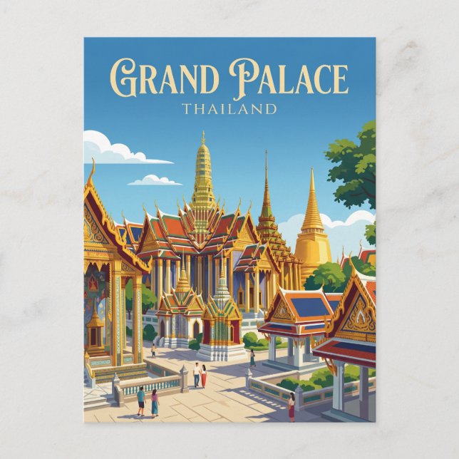 Postal Gran Palacio Tailandia (Anverso)