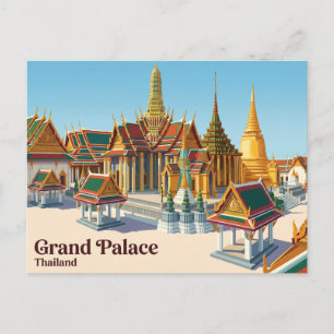 Postal Gran Palacio Tailandia