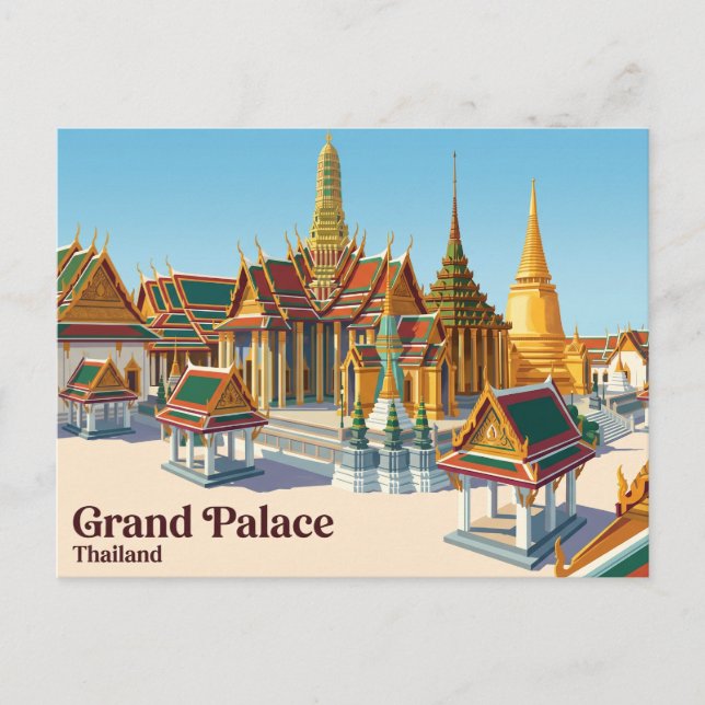 Postal Gran Palacio Tailandia (Anverso)