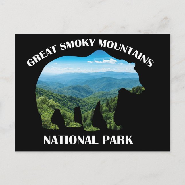 Postal Gran Parque Nacional de Montañas Smoky (Anverso)