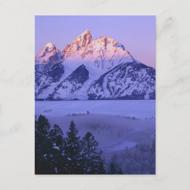 Postal GRAN PARQUE NACIONAL DE TETON, WYOMING. EE.UU. Nie (Anverso)