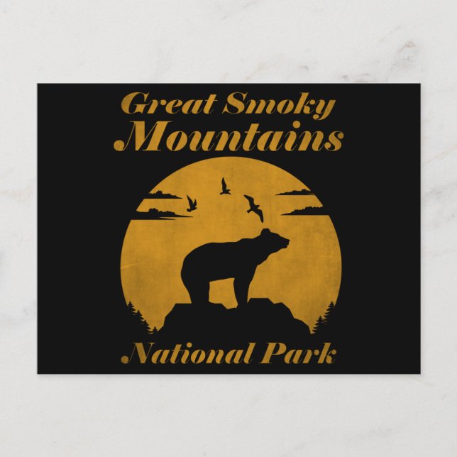 Postal Gran Parque Nacional Montañas Smoky (Anverso)