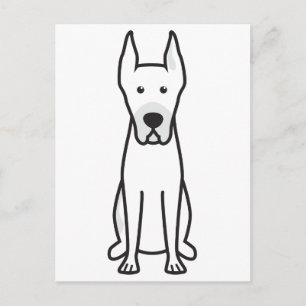 Postal Gran Personalizado de perro danés
