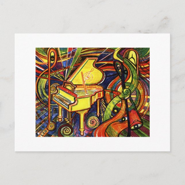 Postal Gran Piano (Anverso)