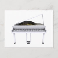 Gran Piano Blanco: Modelo 3D:
