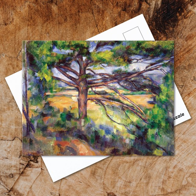 Postal Gran Pine Cerca De Aix Cezanne (Subido por el creador)
