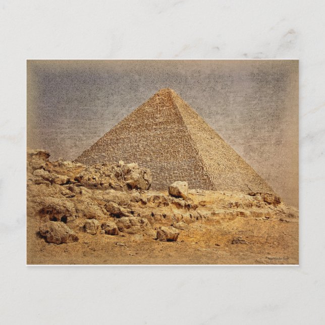 Postal Gran Pirámide de Khufu (Anverso)