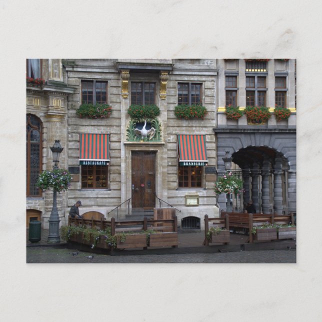 Postal Gran plaza, Bruselas (Anverso)
