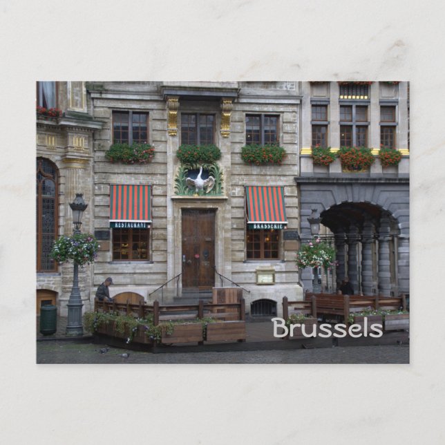 Postal Gran plaza, Bruselas (Anverso)