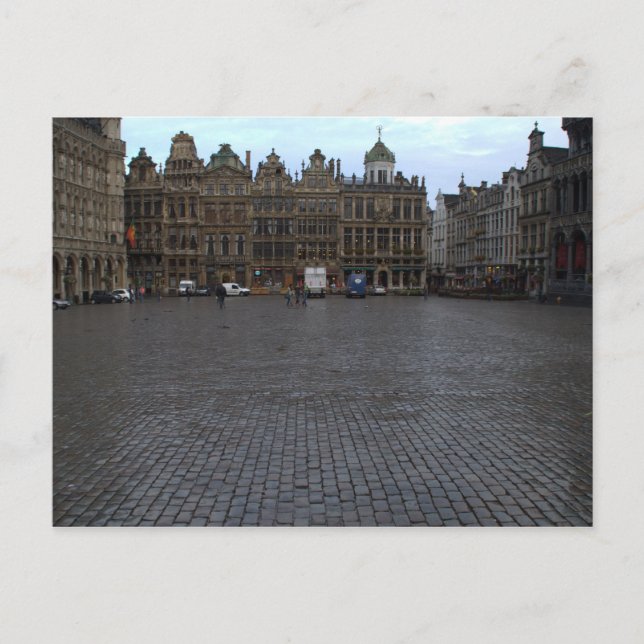 Postal Gran plaza, Bruselas (Anverso)
