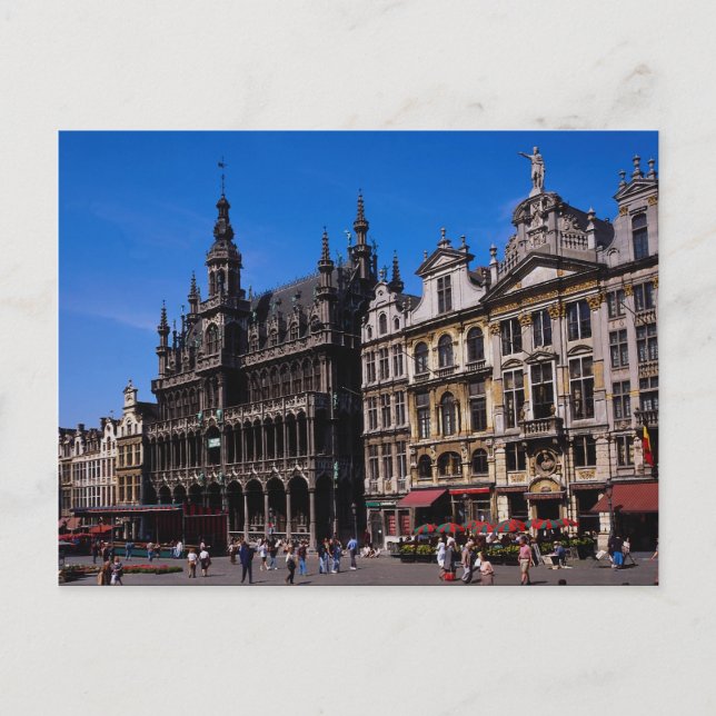 Postal Gran plaza, Bruselas, Bélgica (Anverso)