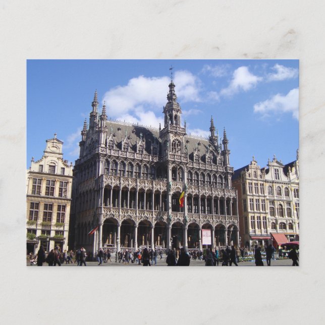 Postal Gran plaza, Bruselas, Bélgica (Anverso)