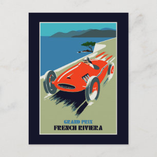 Postal Gran Premio de estilo retro Rivièra