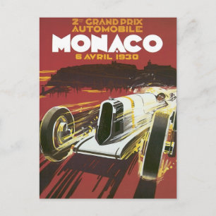 Postal Gran Premio de Mónaco