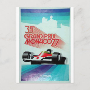 Postal Gran premio de monoco 77