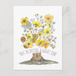 Postal Gran profesor de empleo