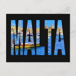 Postal Gran Puerto de Malta Birgu