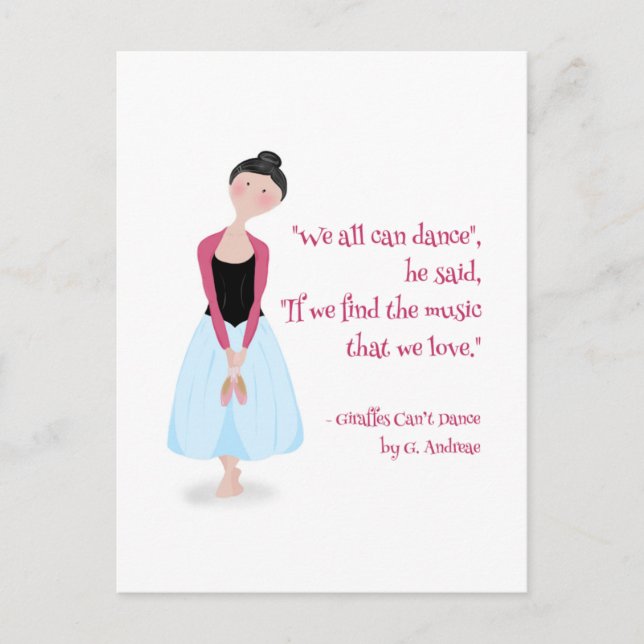 Postal Gran Quotations_Dance (Anverso)