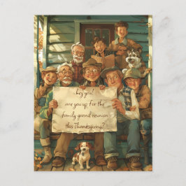 Postal Gran Reunión de Familia