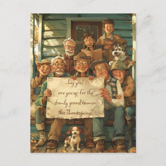 Postal Gran Reunión de Familia (Anverso)