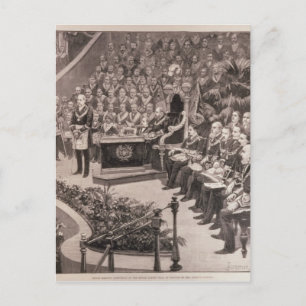 Postal Gran reunión masónica en el Alberto Real