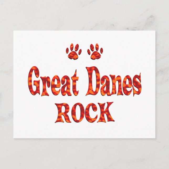 Postal Gran Rock danés (Anverso)