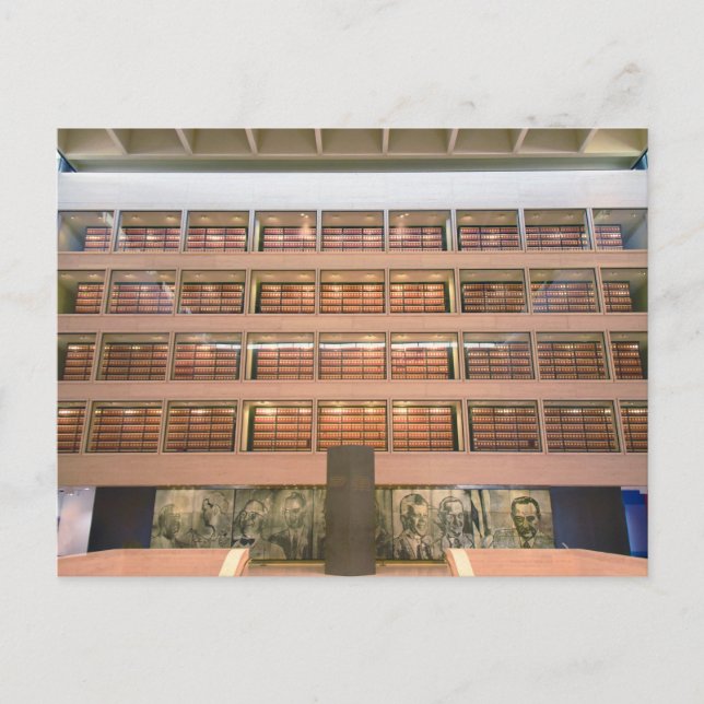 Postal Gran Salón, Biblioteca y Museo Lyndon B. Johnson (Anverso)