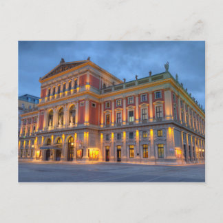 Postal Gran Salón de Wiener Musikverein, Viena, Austria