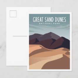 Postal Gran Sands Dune Parque Nacional Colorado Viajes