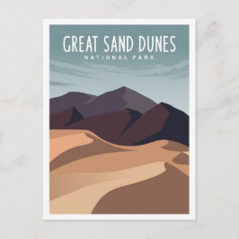 Postal Gran Sands Dune Parque Nacional Colorado Viajes