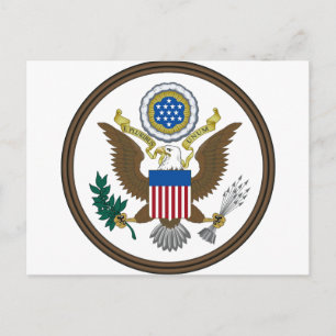 Postal Gran Sello de Estados Unidos