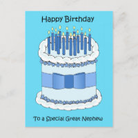 Gran sobrino feliz cumpleaños