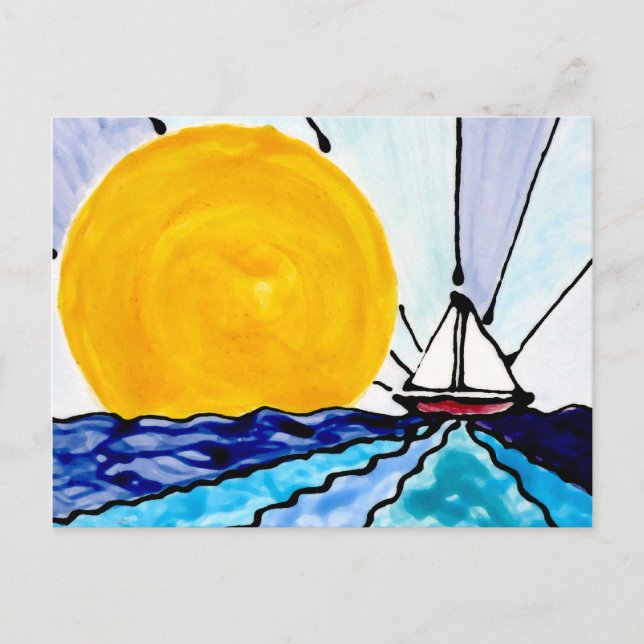 Postal Gran sol (Anverso)