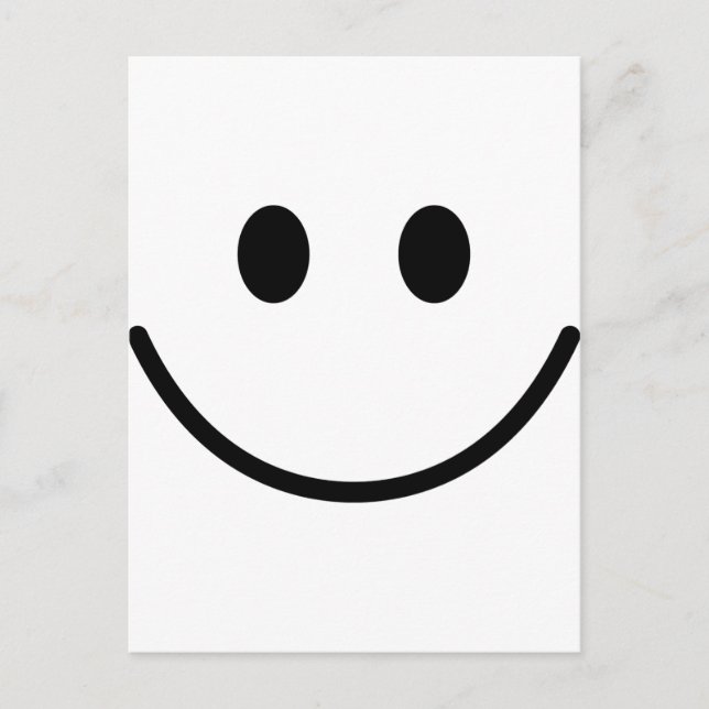 Postal gran sonrisa (Anverso)