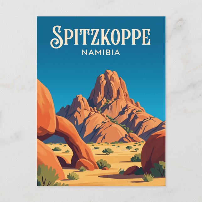 Postal Gran Spitzkoppe Namibia (Anverso)