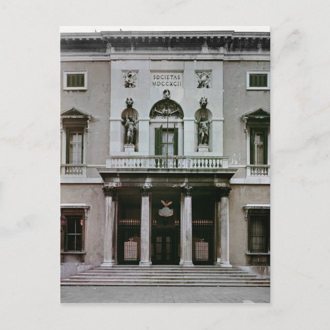 Postal Gran Teatro La Fenice (Anverso)