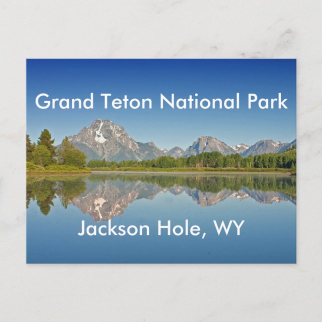 Postal Gran Teton National Park Series 10 (Anverso)