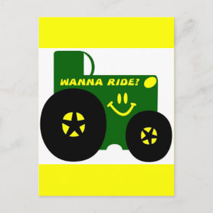 POSTAL GRAN TRACTOR VERDE