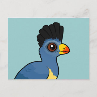 Postal Gran Turaco Azul