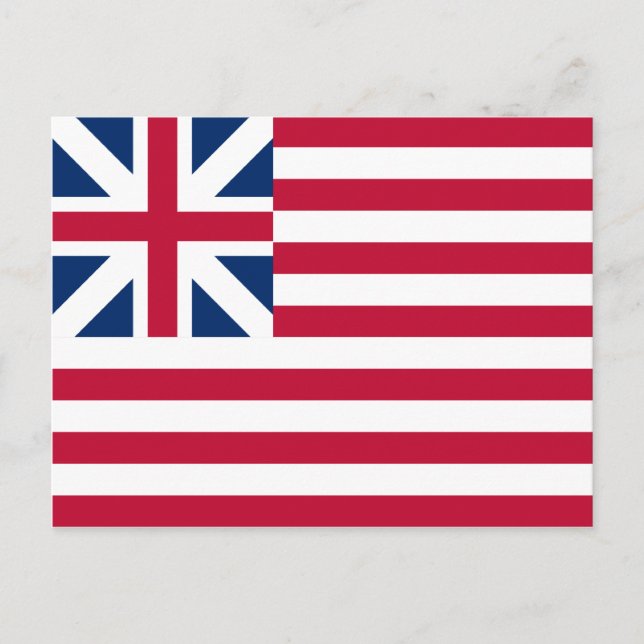 Postal Gran Unión, bandera de los Estados Unidos (Anverso)