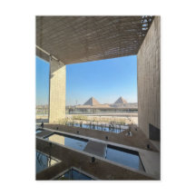 Gran vista de la pirámide desde el Museo Egipcio G