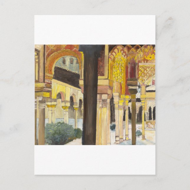 Postal Granada (Anverso)