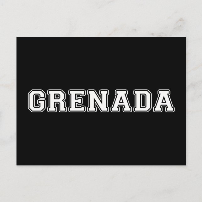 Postal Granada (Anverso)